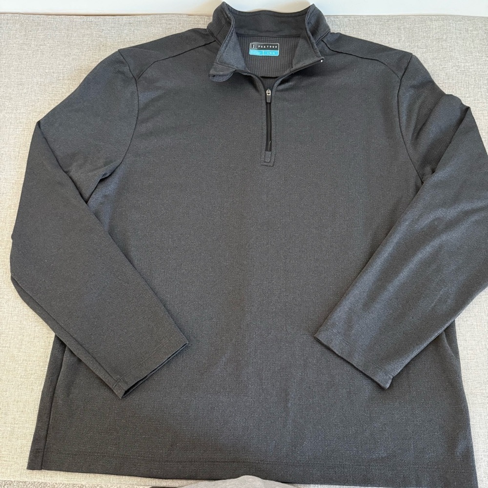 PGA Tour Dark Gray Polyester Pullover
